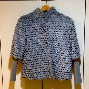 Mayoral Girls Faux Fur Jacket